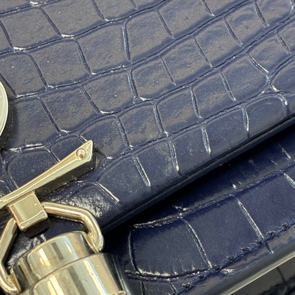 Saint Laurent Blue Kate WOC Wallet on Chain Shoulder Bag