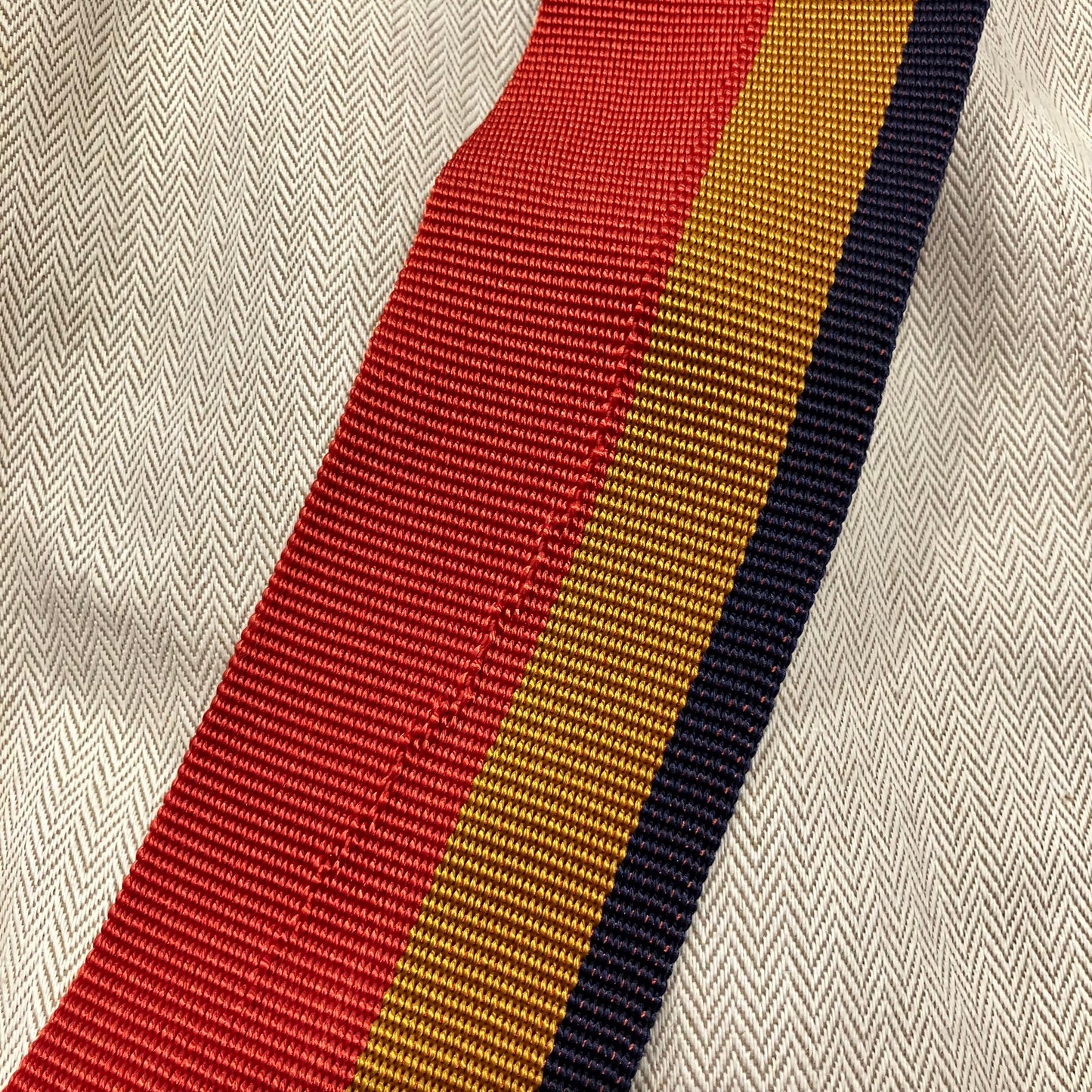 Hermes Natural Toile Chevrons Cavalier Shoulder Bag