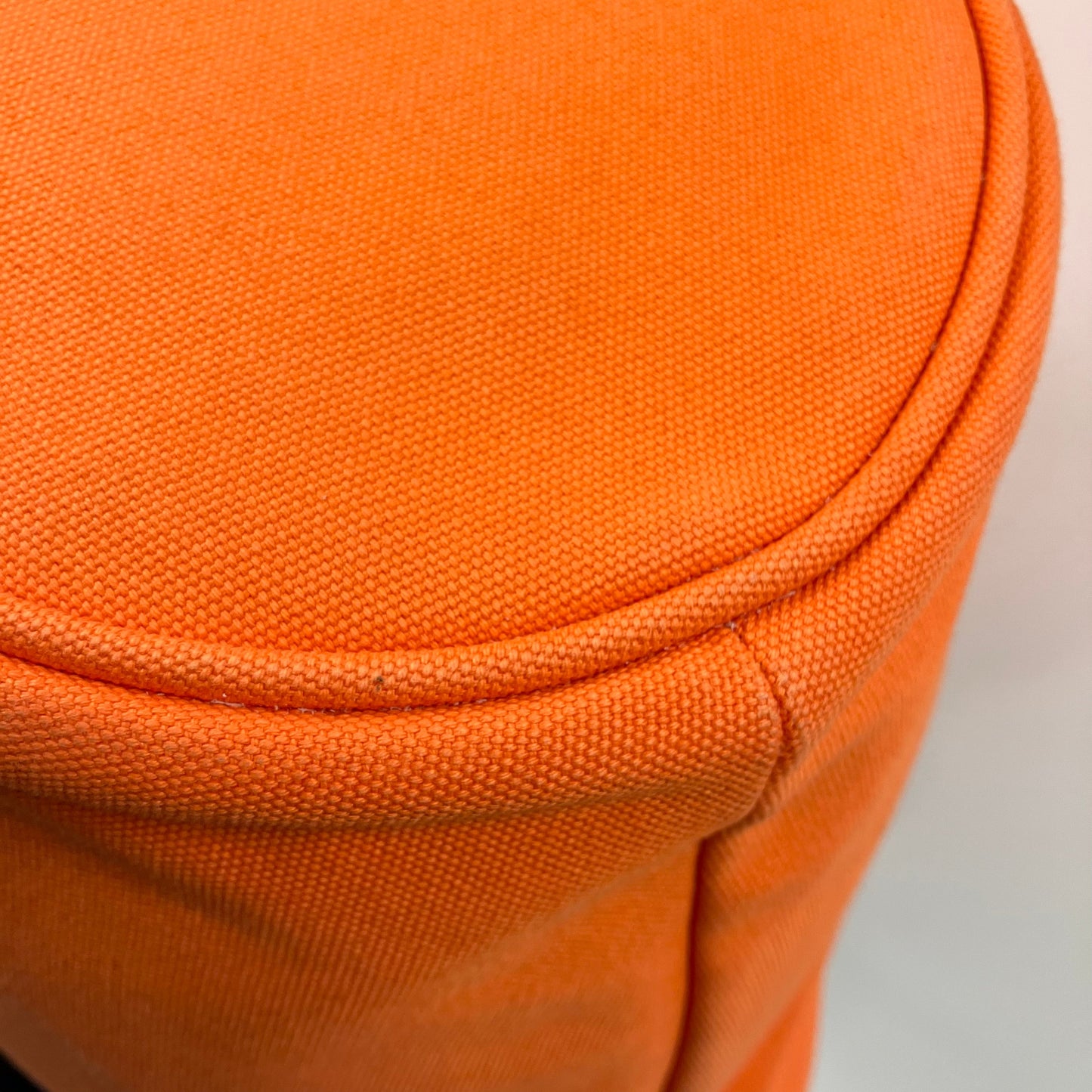 Prada Orange Canvas Canapa 2way Shoulder Tote Handbag