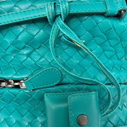 Bottega Veneta Green Intrecciato Shoulder Bag