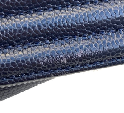 Boy Chanel 2018 Navy Caviar Skin Medium Shoulder Bag