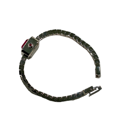 Corum Sugar Cube Ref.137.424.47 Quartz Watch SS Diamond