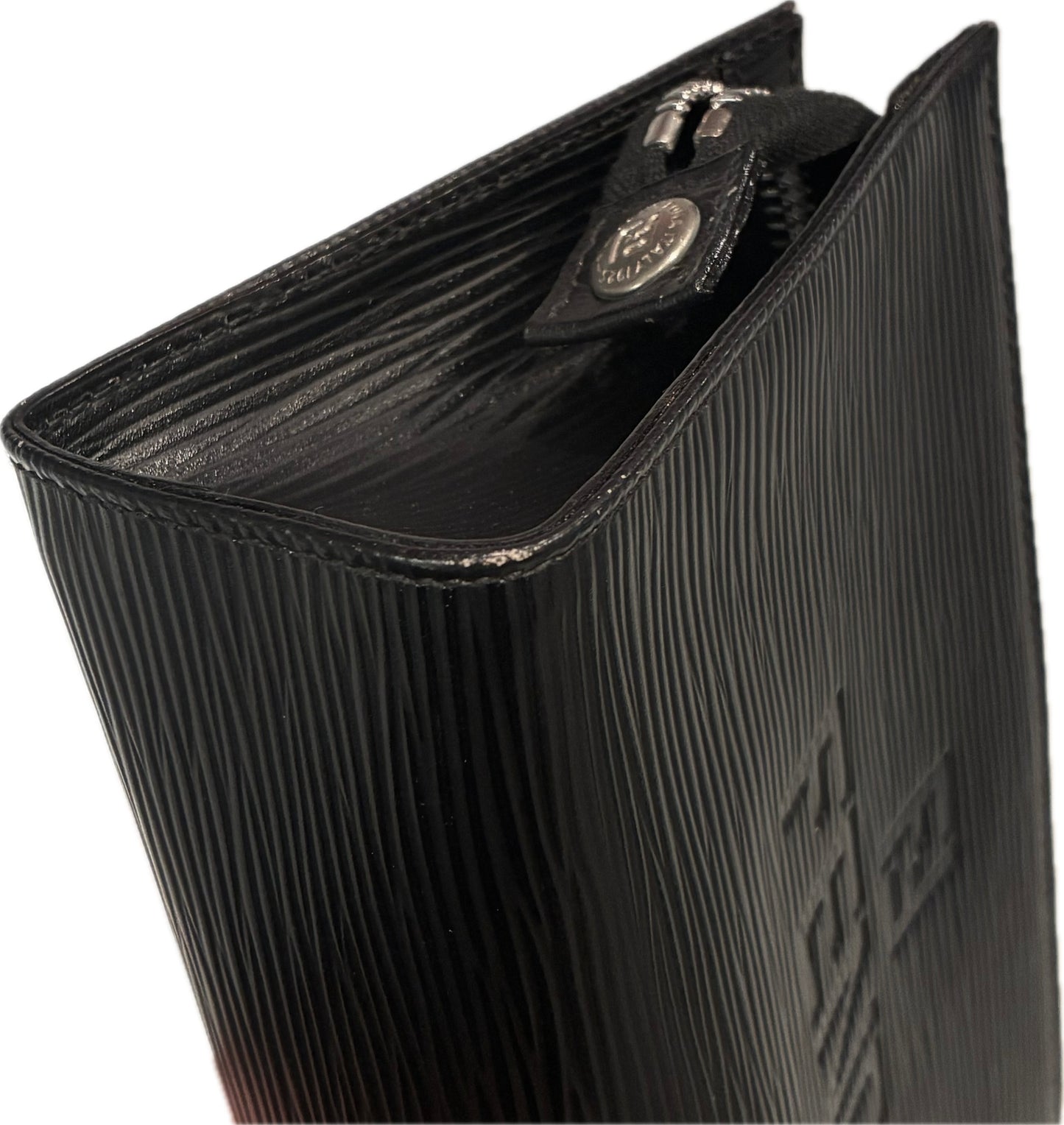 Fendi Black Leather Clutch Bag