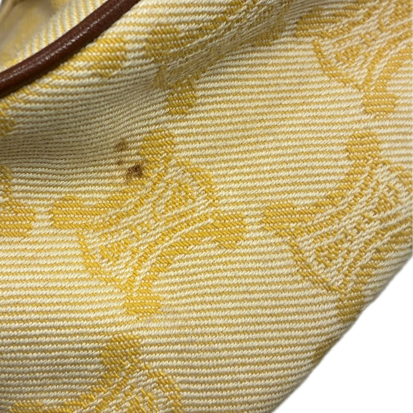 Celine Yellow Macadam Shoulder Bag