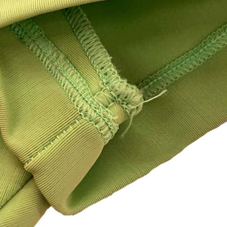 Chanel 1995 Cropped T-shirt Top Green #38