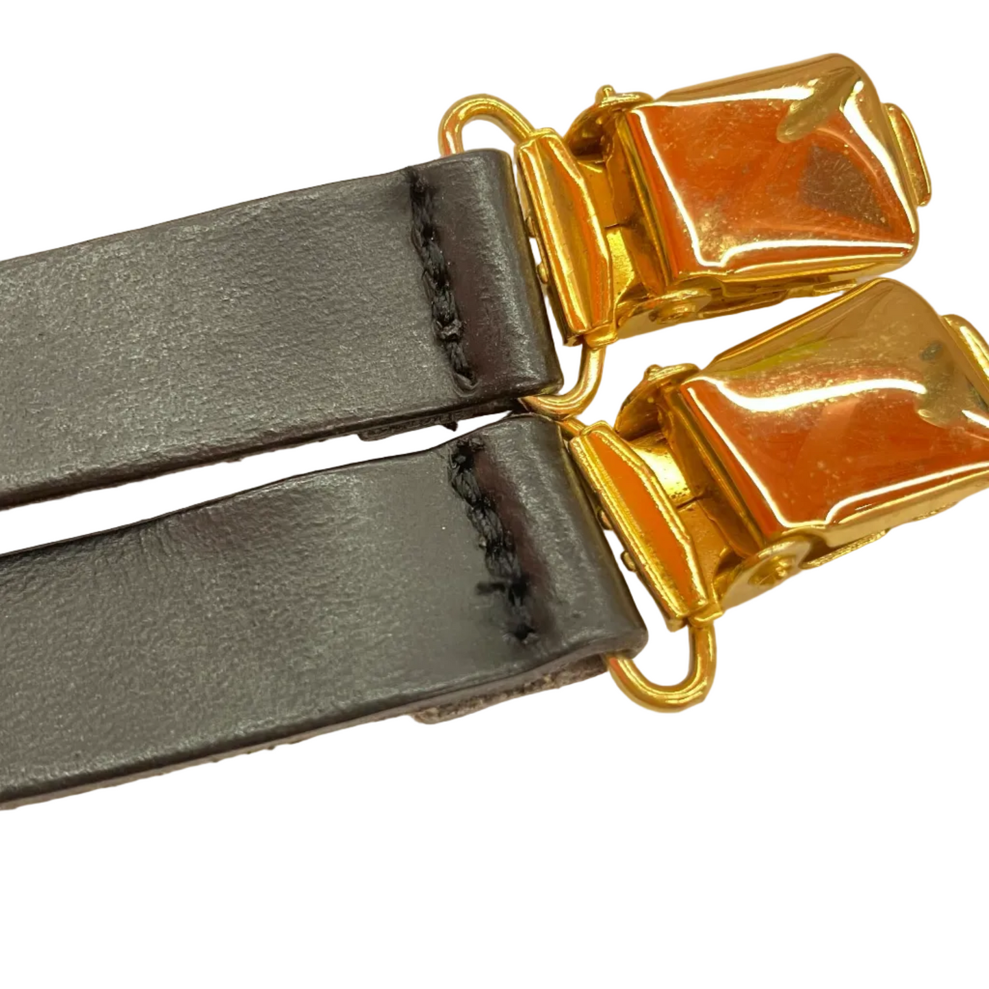 Chanel Suspenders Beige Small Good