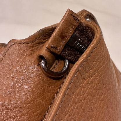 Salvatore Ferragamo Brown Sofia Gancini 2way Shoulder Handbag