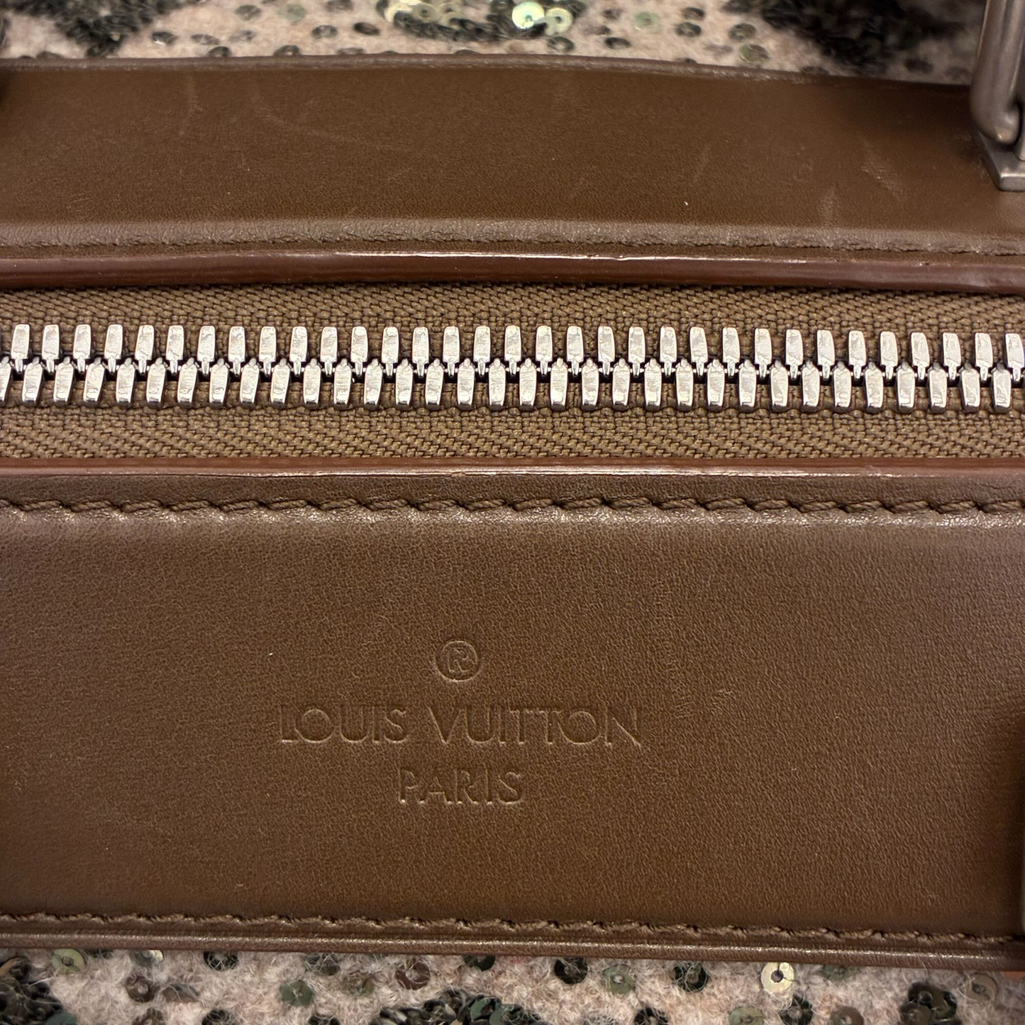 Louis Vuitton Monogram Sunshine Express Speedy 30 Handbag M40799