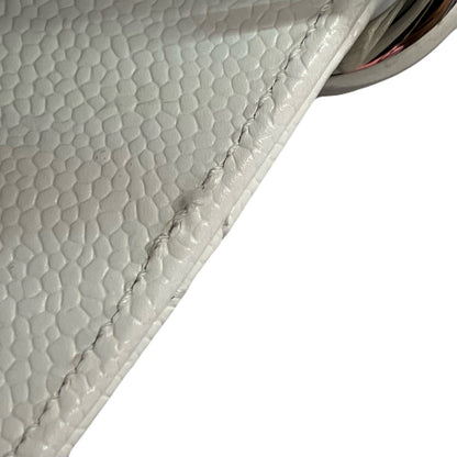 Chanel 2011 White Caviar Grand Shopping Tote GST Chain Handbag