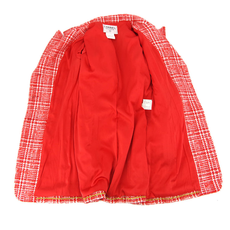 CHANEL 1997 Spring checked tweed blazer #42 – AMORE Vintage Tokyo
