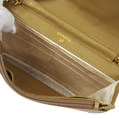 Chanel 1996-1997 Brown Caviar Timeless WOC Wallet on Chain