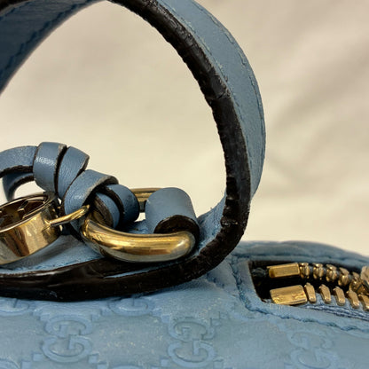 Gucci Light Blue Micro Guccissima Crossbody Bag