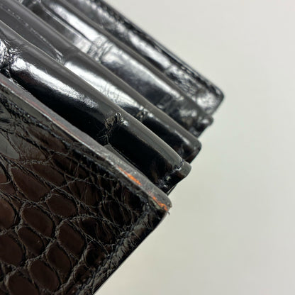 Prada * Black Crocodile Handbag