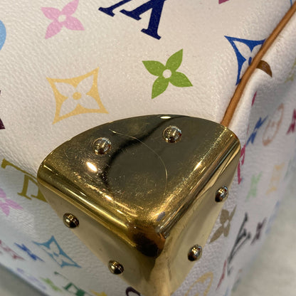 Louis Vuitton 2011 White Monogram Multicolor Speedy 40 Handbag M93216