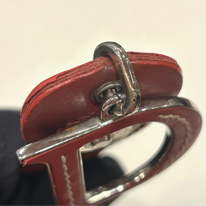 Christian Dior Red Leather Detective Handbag