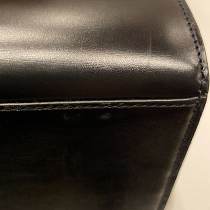 Cartier Black Leather Panthere Tote Handbag