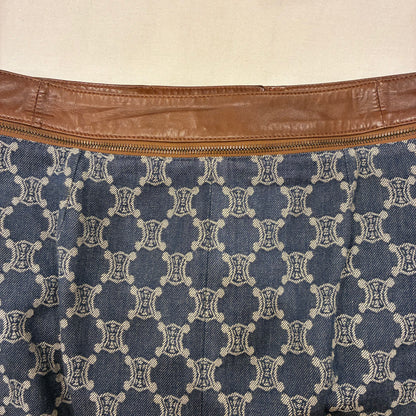 Celine Skirt Macadam Denim Blue #40