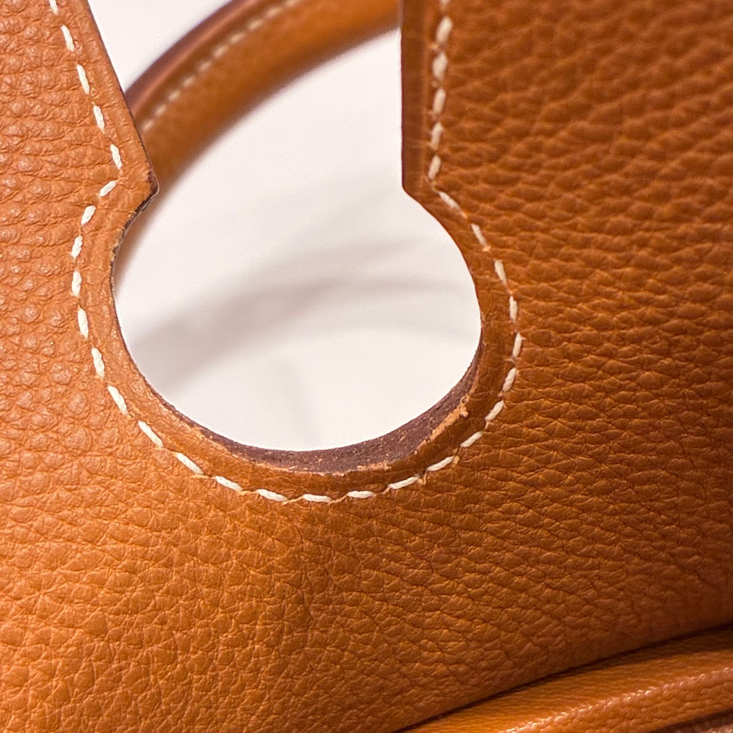 Hermes Gold Togo Birkin 35 Handbag