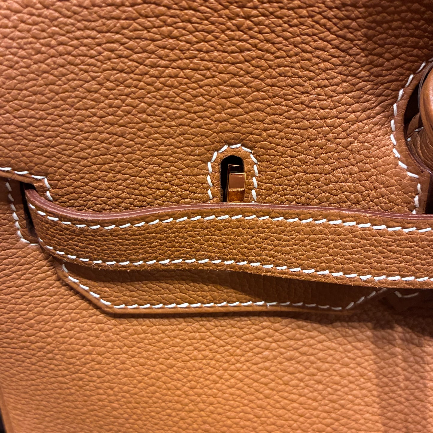 Hermes Gold Togo Birkin 35 Handbag