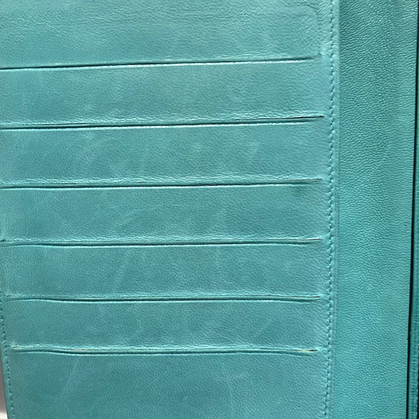 Chanel 1997-1999 Green Caviar Long Wallet Purse