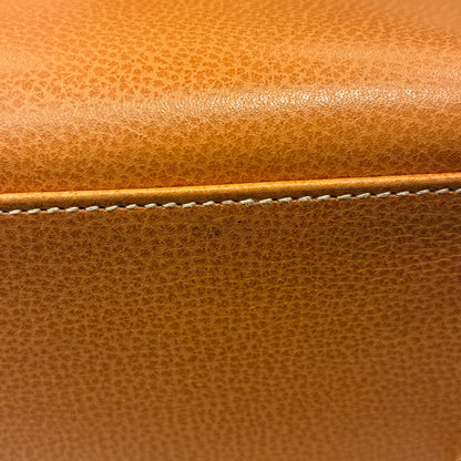 Hermes 2003 Gold Ardennes Kelly 32 Sellier 2way Shoulder Handbag