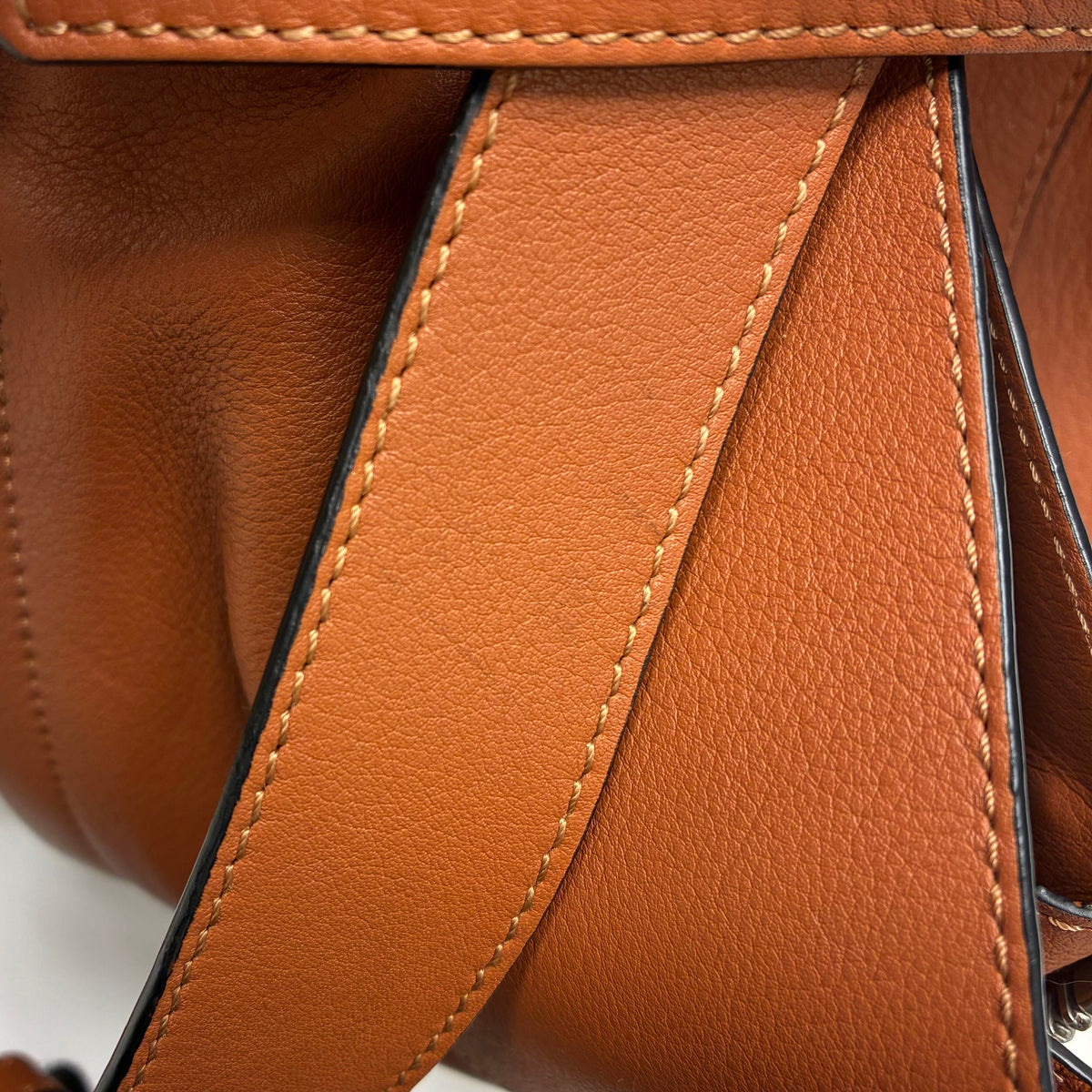 Loewe Brown Hammock 2way Shoulder Tote Handbag