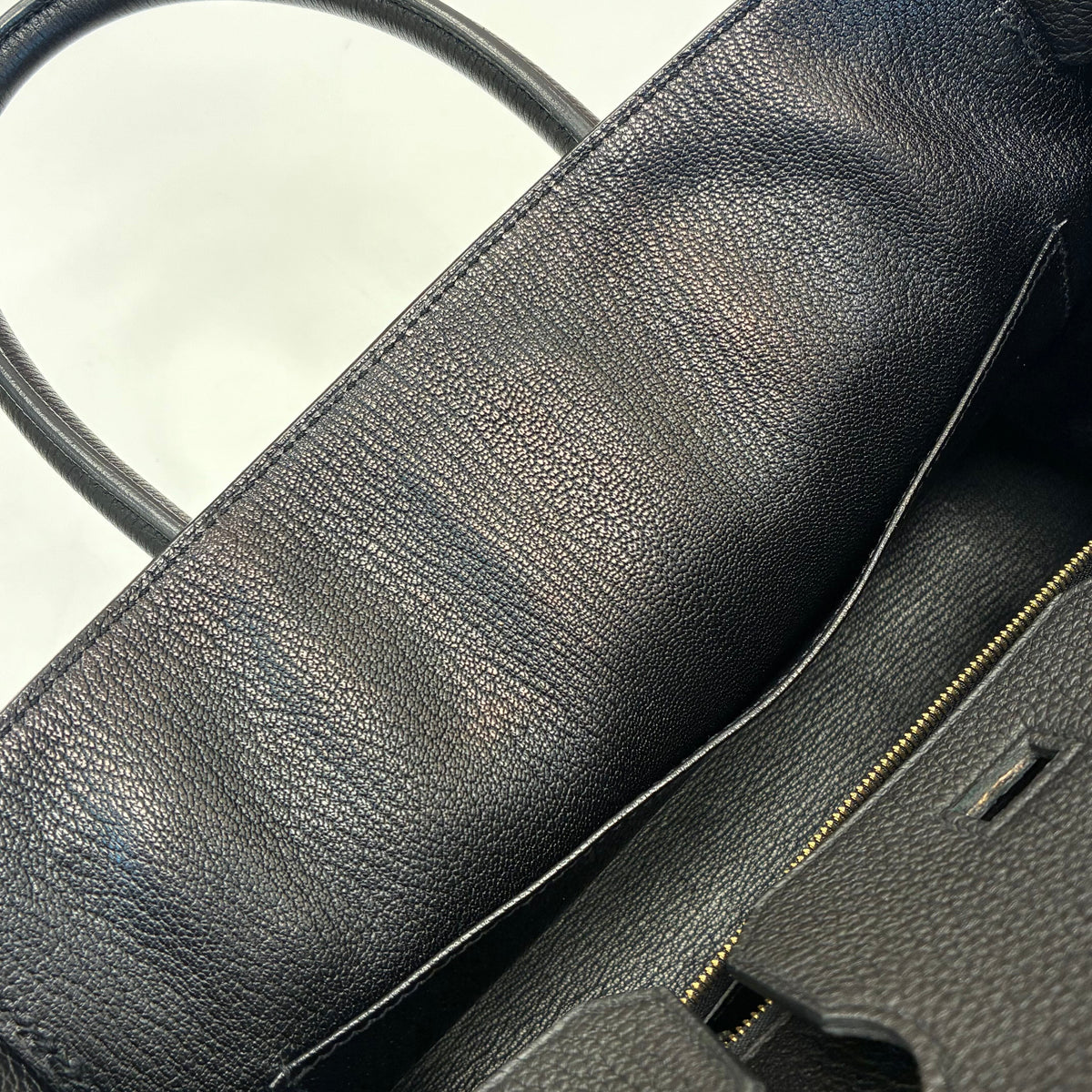 Hermes Black Togo Birkin 30 Handbag