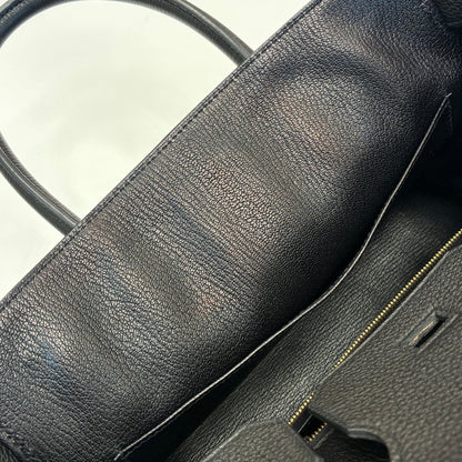 Hermes Black Togo Birkin 30 Handbag