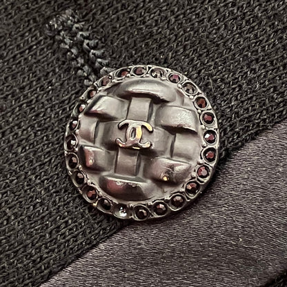 Chanel 2007 Single Breasted Jacket Black 07A #40