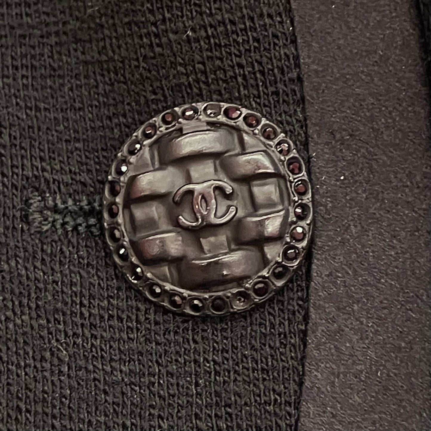 Chanel 2007 Single Breasted Jacket Black 07A #40
