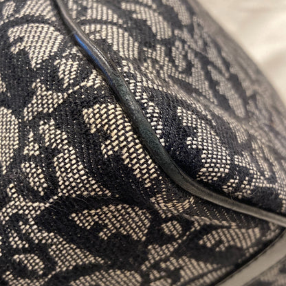 Christian Dior Black Trotter Duffle Handbag