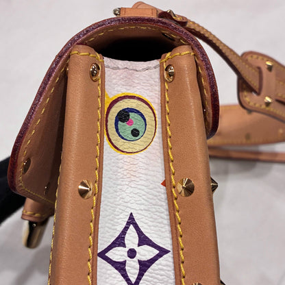 Louis Vuitton 2003 Eye Love Monogram Pochette Eye Miss You M92055