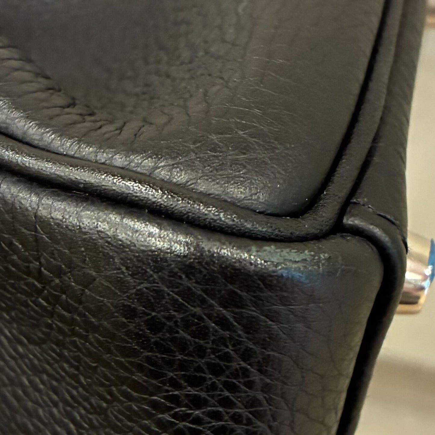 Hermes Black Togo Kelly 32 Retourne 2way Shoulder Handbag
