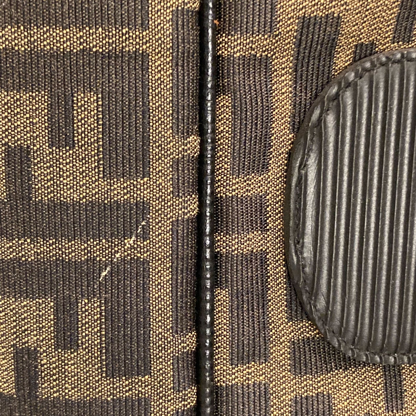 Fendi 2006 Brown Zucca 2way Shoulder Tote Handbag