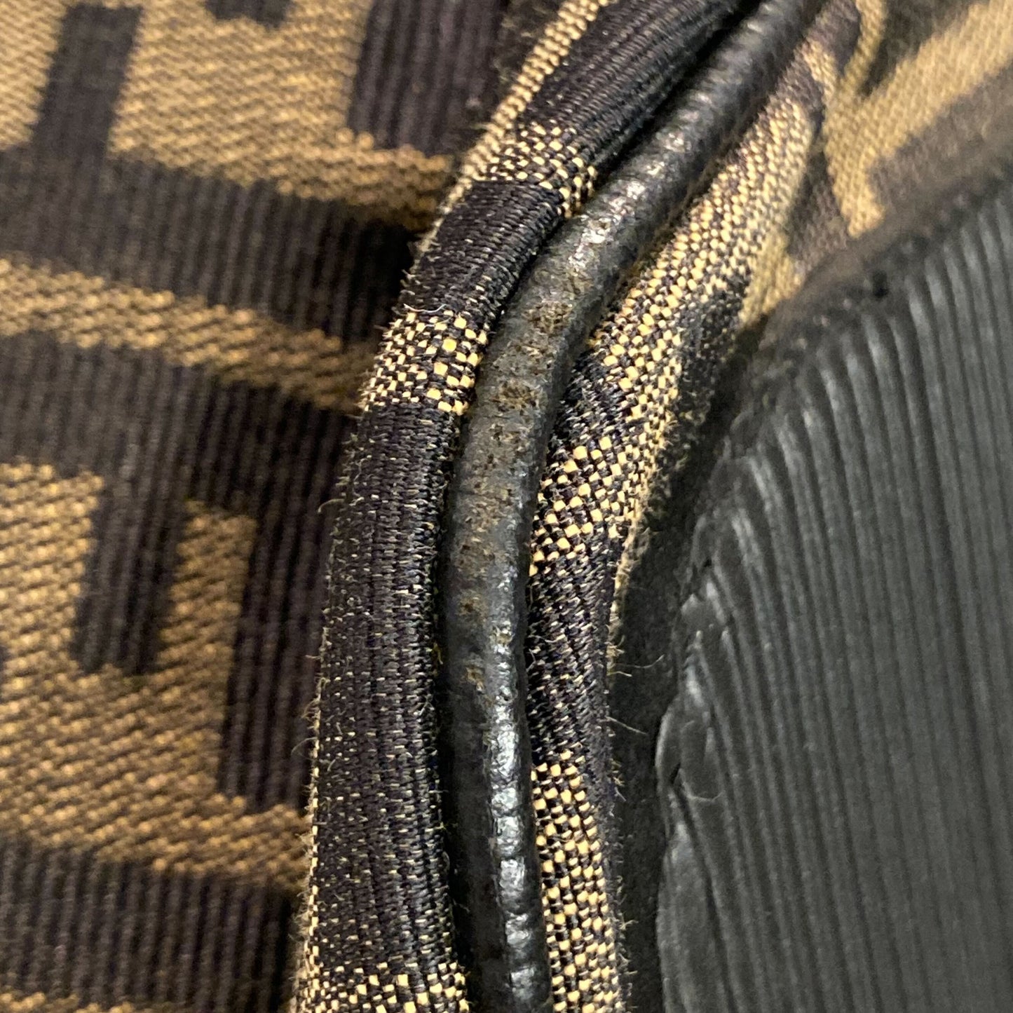 Fendi 2006 Brown Zucca 2way Shoulder Tote Handbag