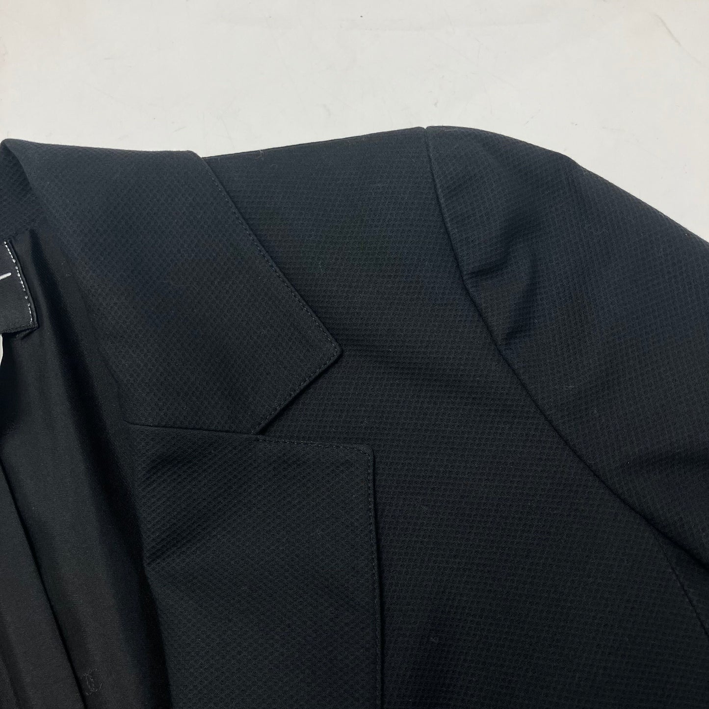 Chanel Setup Suit Jacket Skirt Black 98S #36