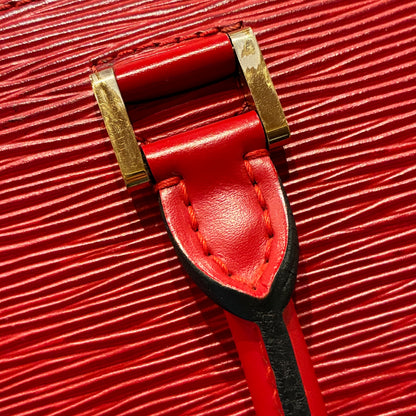 Louis Vuitton Red Epi Pont Neuf Handbag M52057