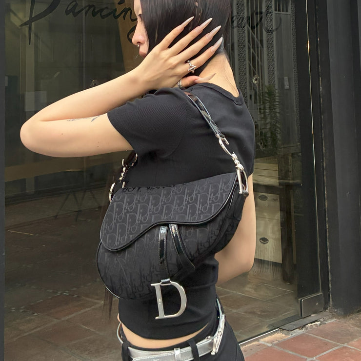 Christian Dior 2004 Trotter Saddle Handbag