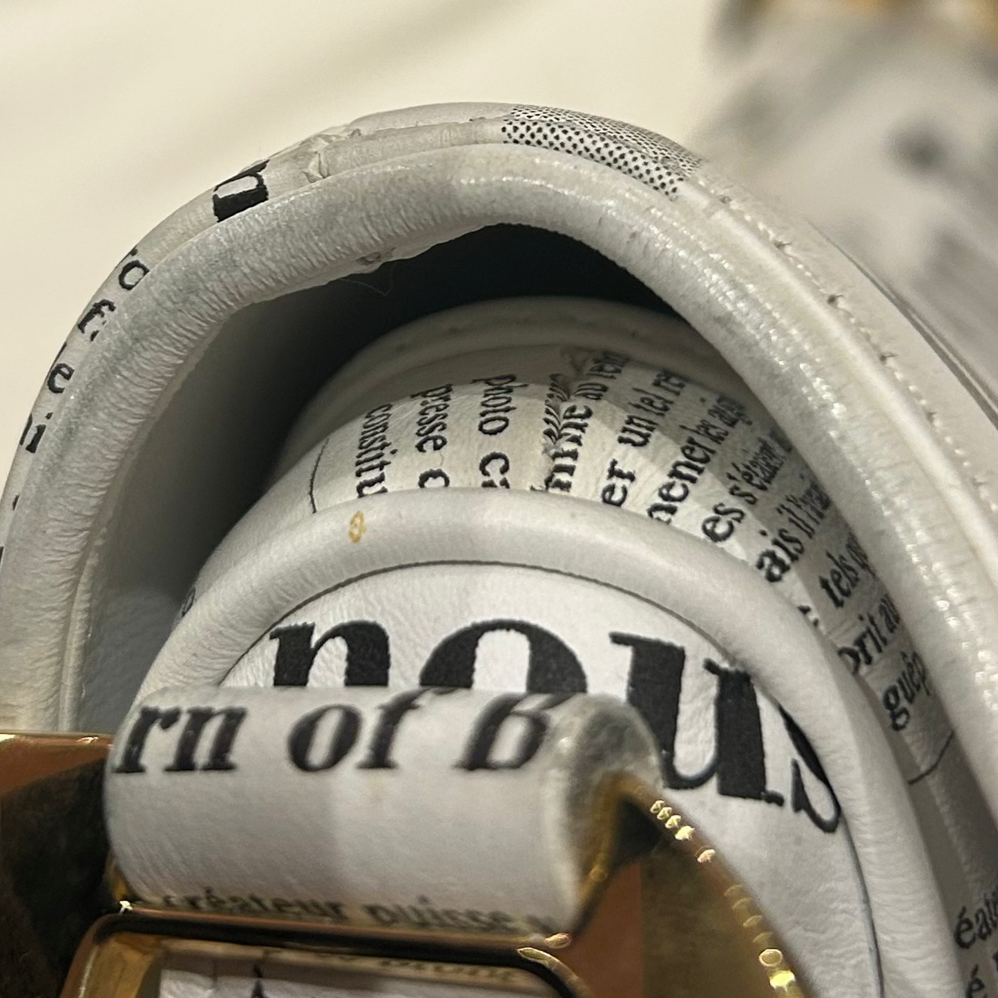 Christian Dior Newspaper Saddle Bag