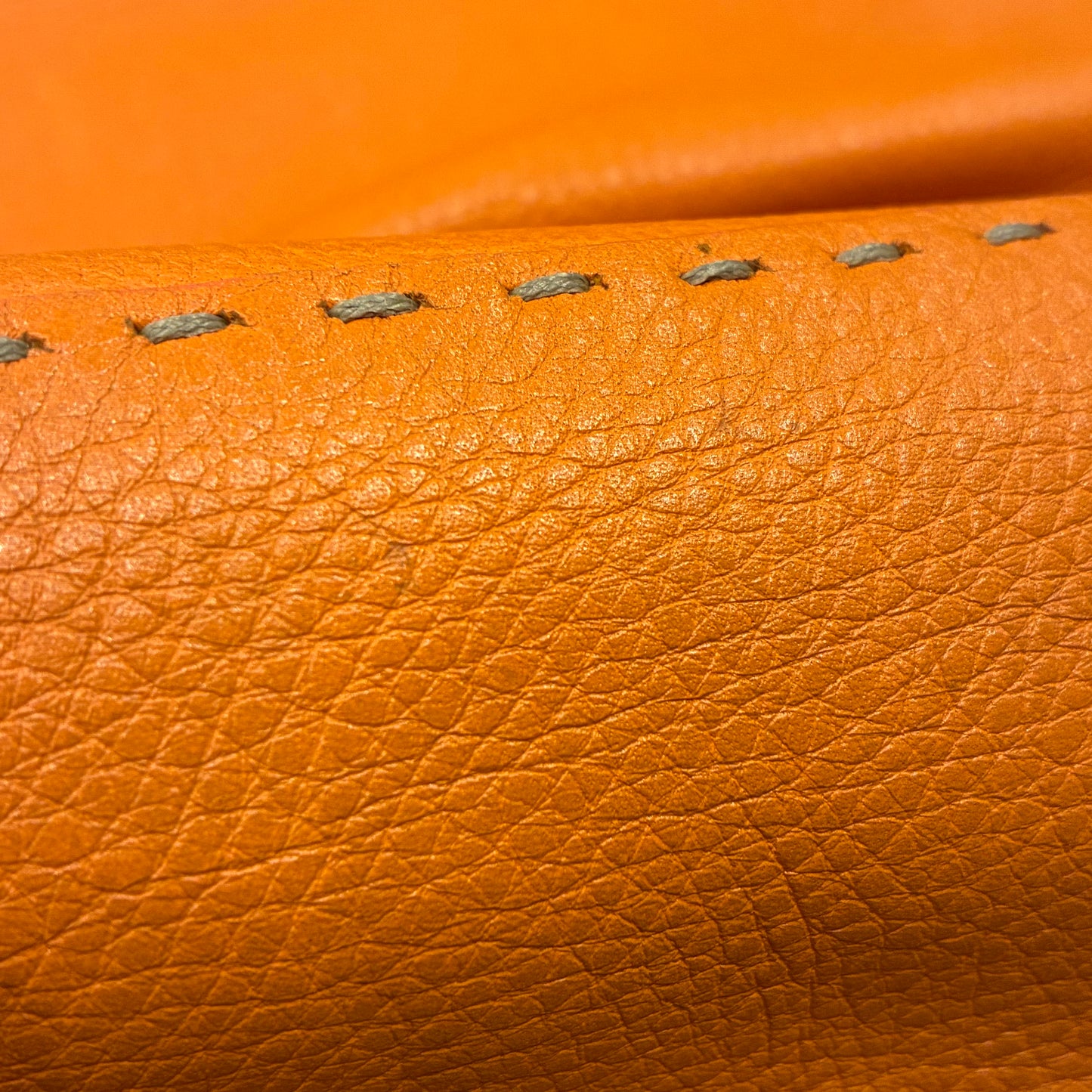 Fendi Orange Selleria Mamma Baguette Handbag
