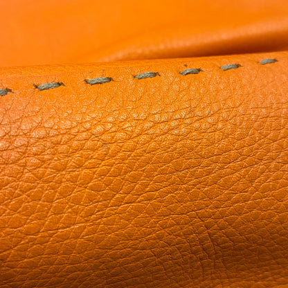 Fendi Orange Selleria Mamma Baguette Handbag