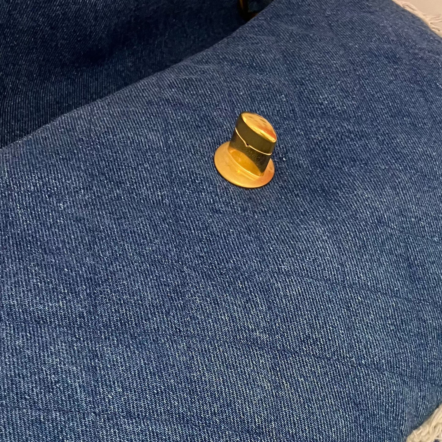 Chanel Blue Denim Shoulder Bag