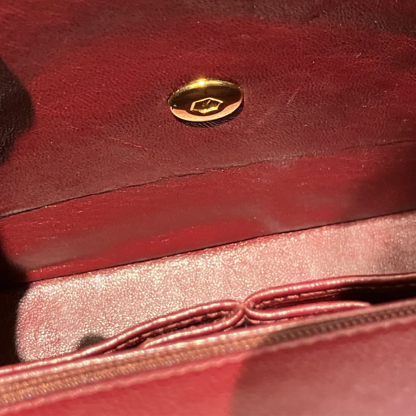 Chanel 1994-1996 Black Lambskin Paris Shoulder Bag