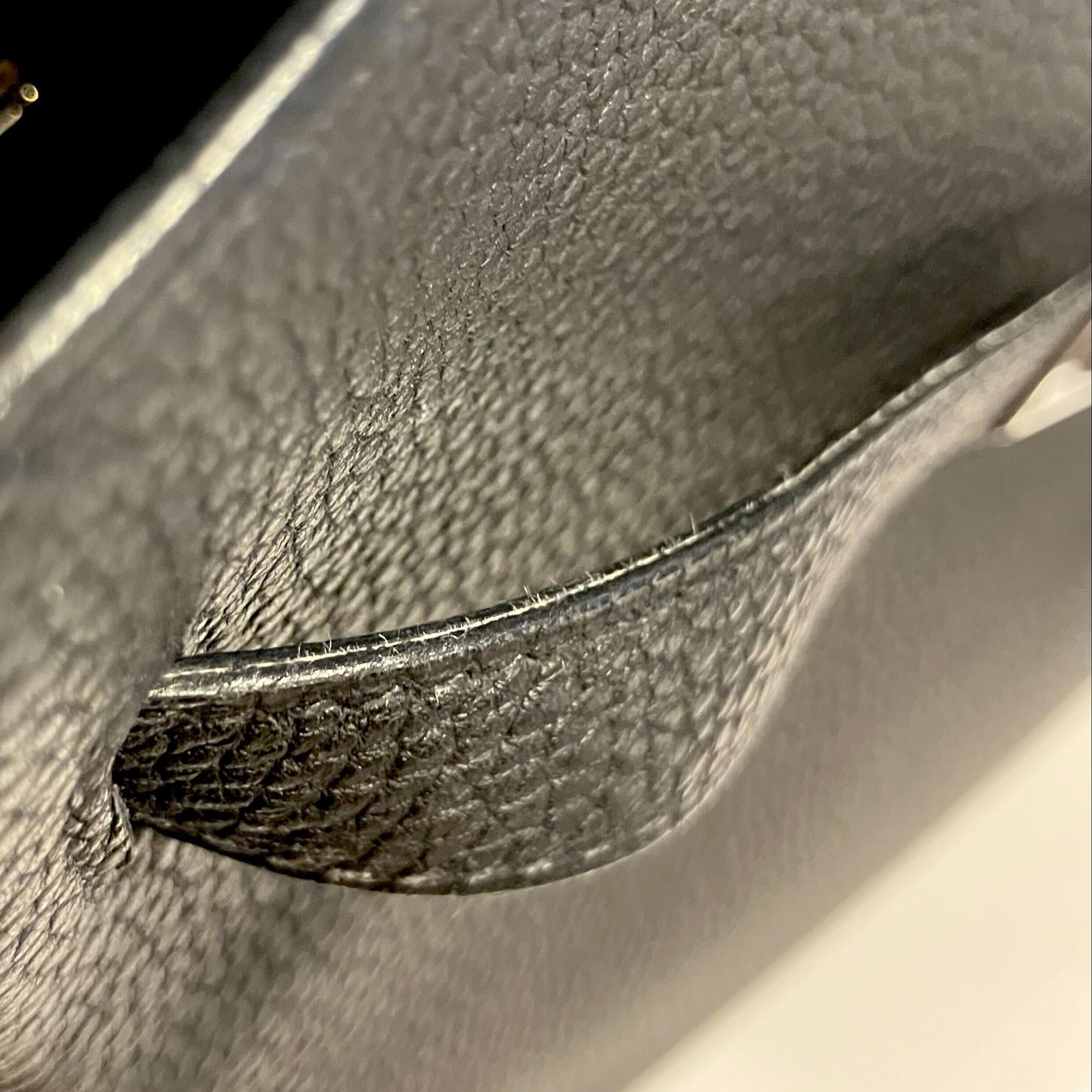 Hermes Black Togo Kelly 32 Retourne 2way Shoulder Handbag
