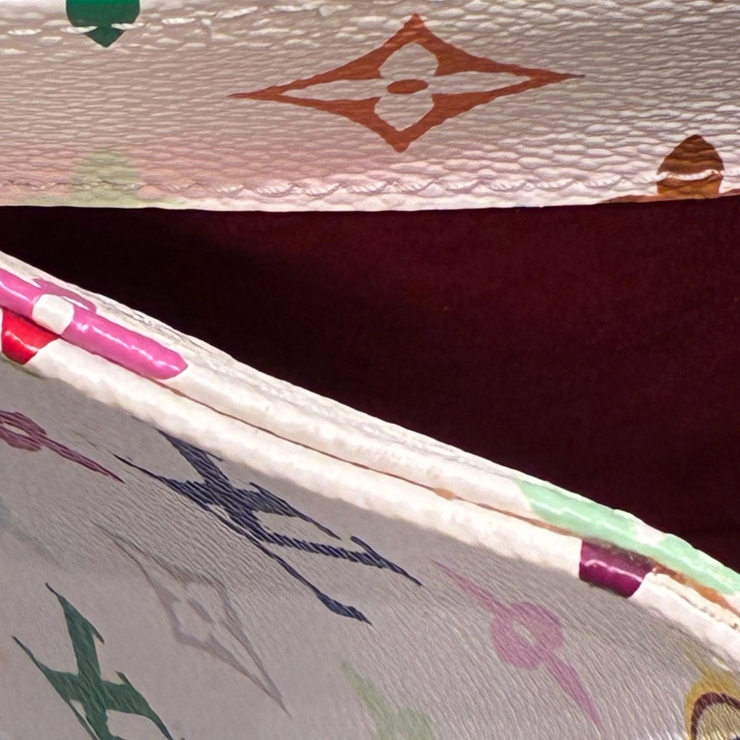 Louis Vuitton 2002 White Eye Love Monogram Sac Gigantic Handbag M92057