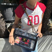 Chanel 1994-1996 PVC Maxi Classic Flap Shoulder Bag