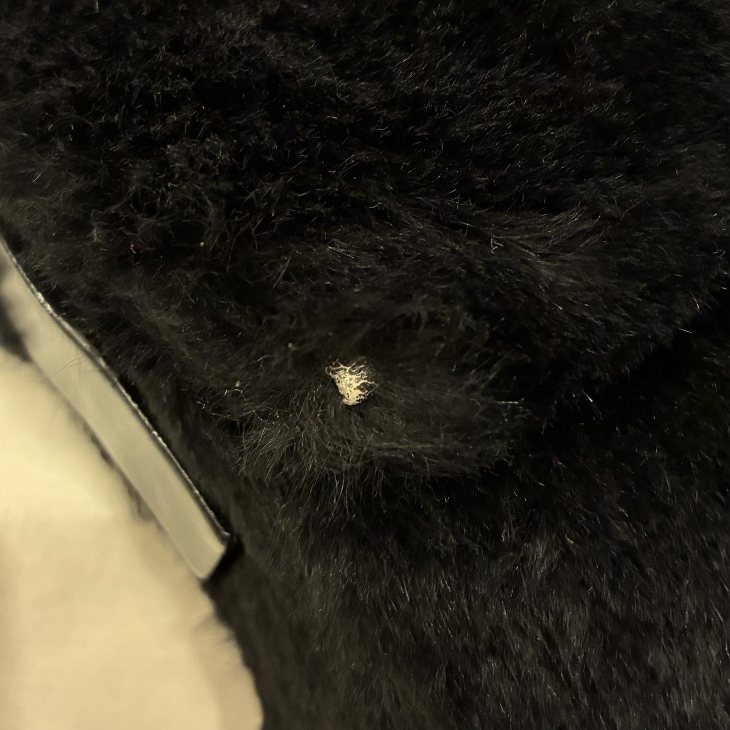 Fendi * Black Fur Baguette Handbag