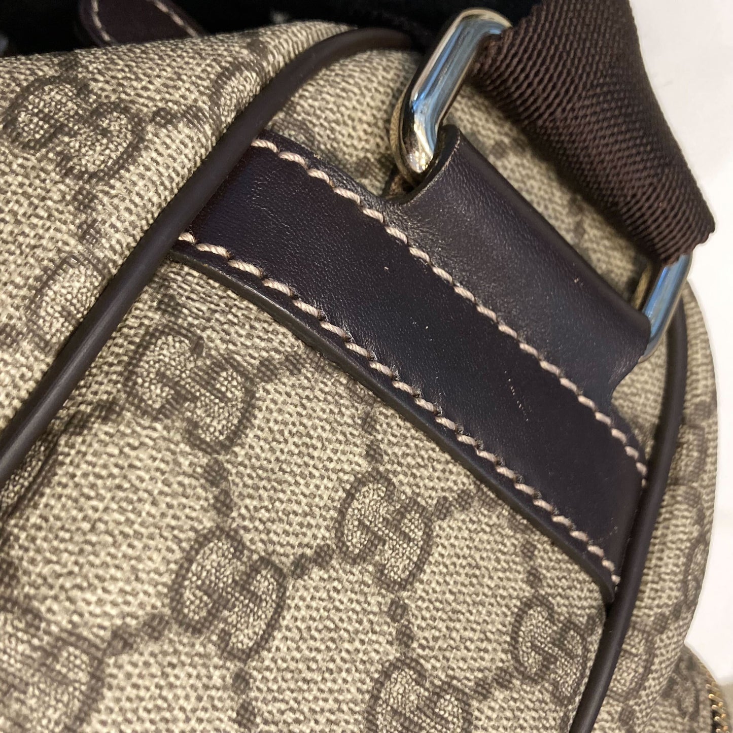 Gucci Beige PVC GG Shoulder Bag