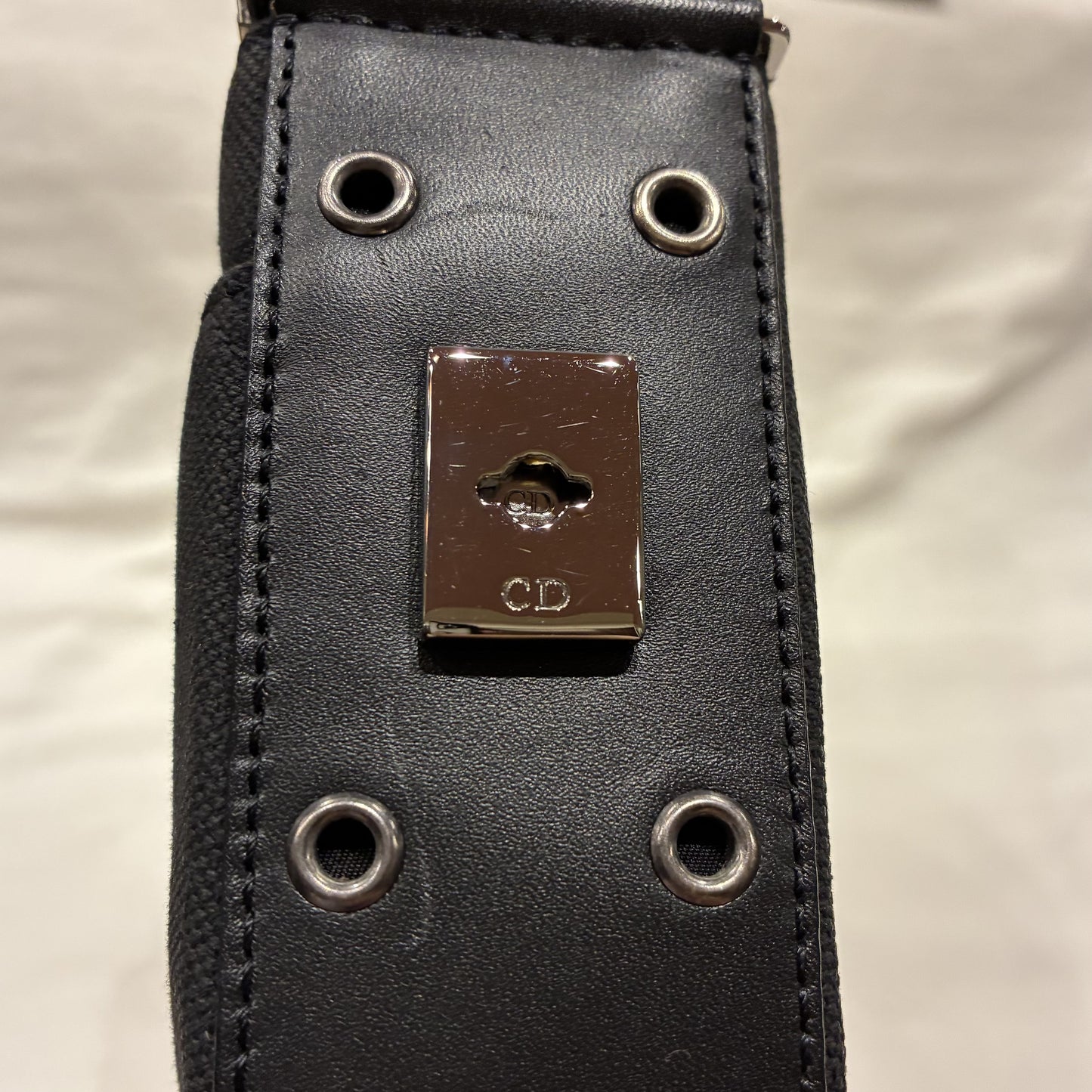 Christian Dior Black Columbus Shoulder Bag