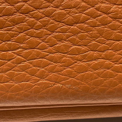 Hermes Brique Taurillon Clemence Haut a Courroies 50 Handbag